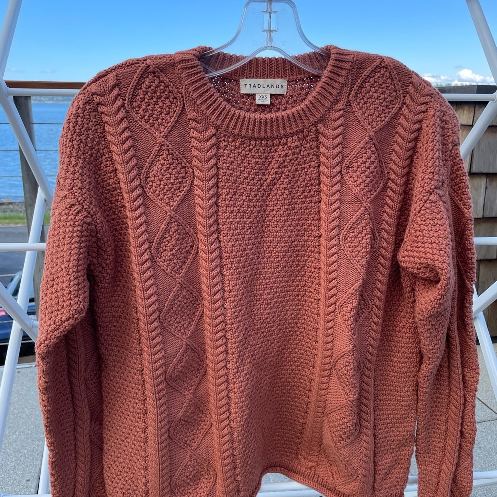 Tradlands Women's Rustic Fisherman Sweater BRAND NEW WITHOUT TAGS